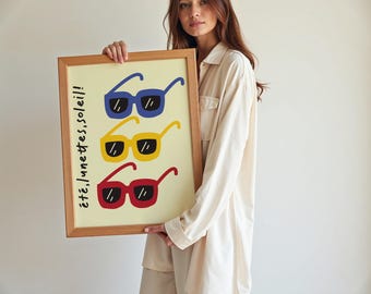 Summer Glasses Poster