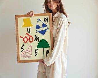 Summer Coastal Poster