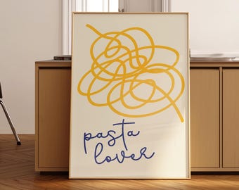 Pasta Kitchen Wall Art